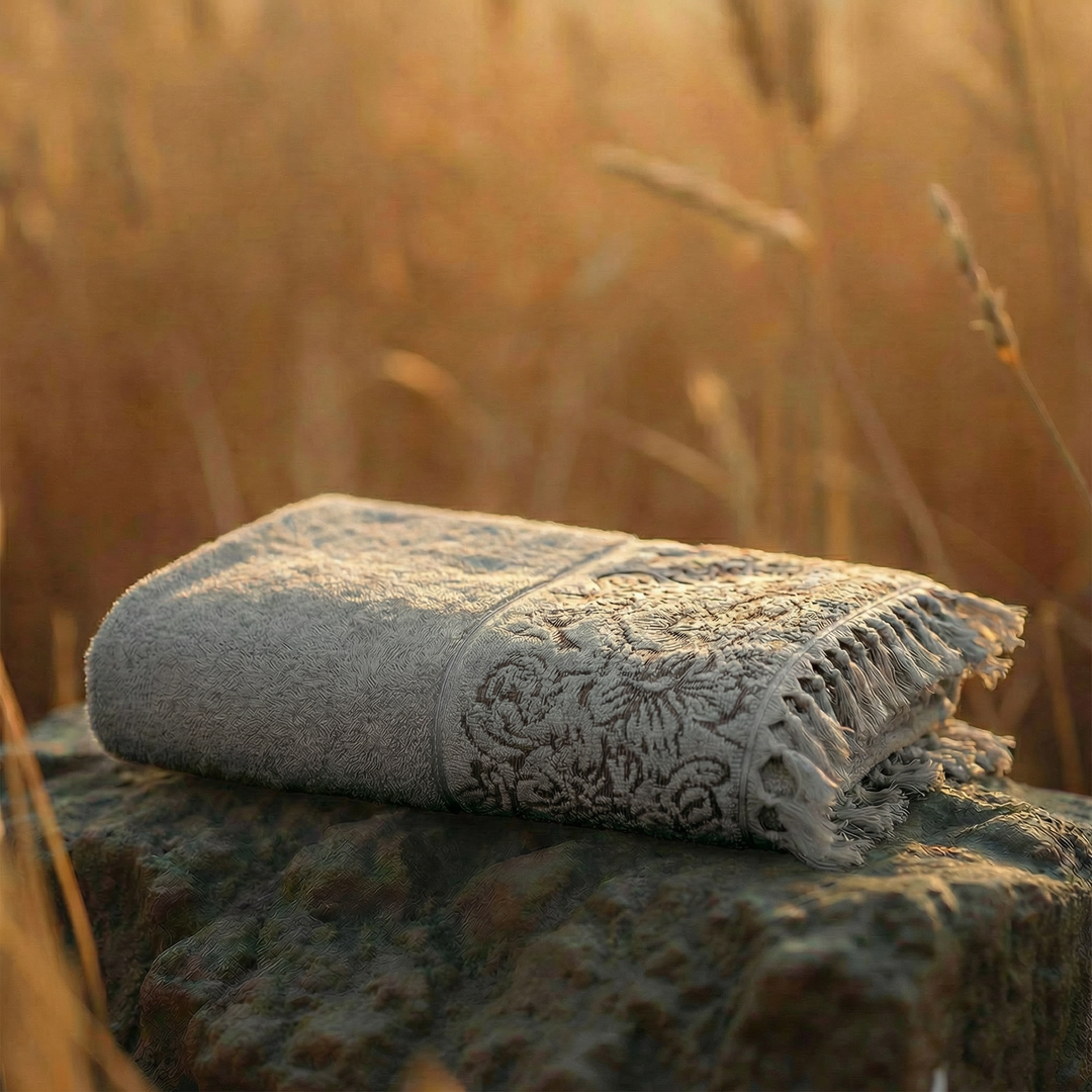 Rania 3 Olive  half bath towel