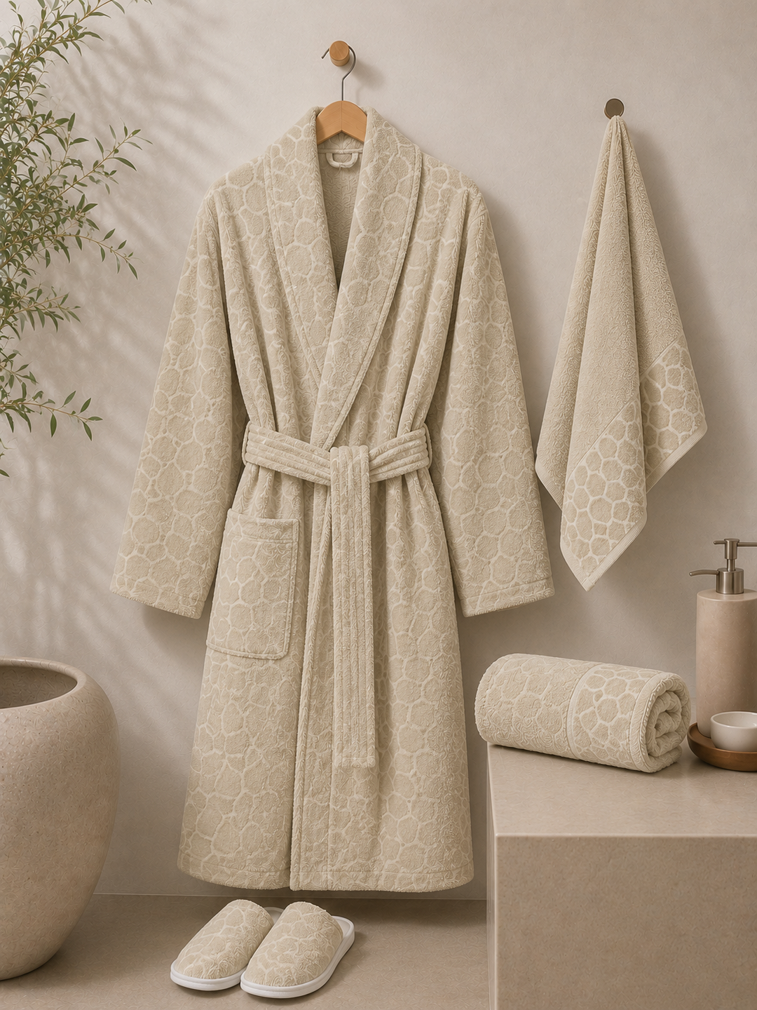 100% Single cotton bathrobe ( 5 peices )