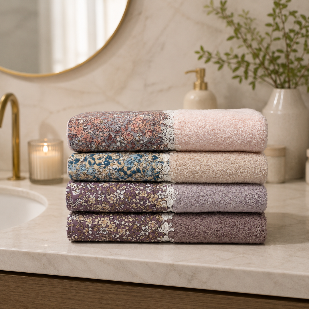 Gameela 100% cotton Bundle Towels ( 4 pieces ) 60*120