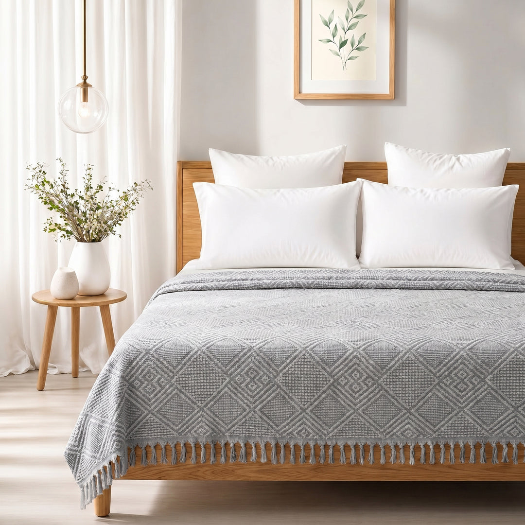 100% Pure Cotton Bed Cover