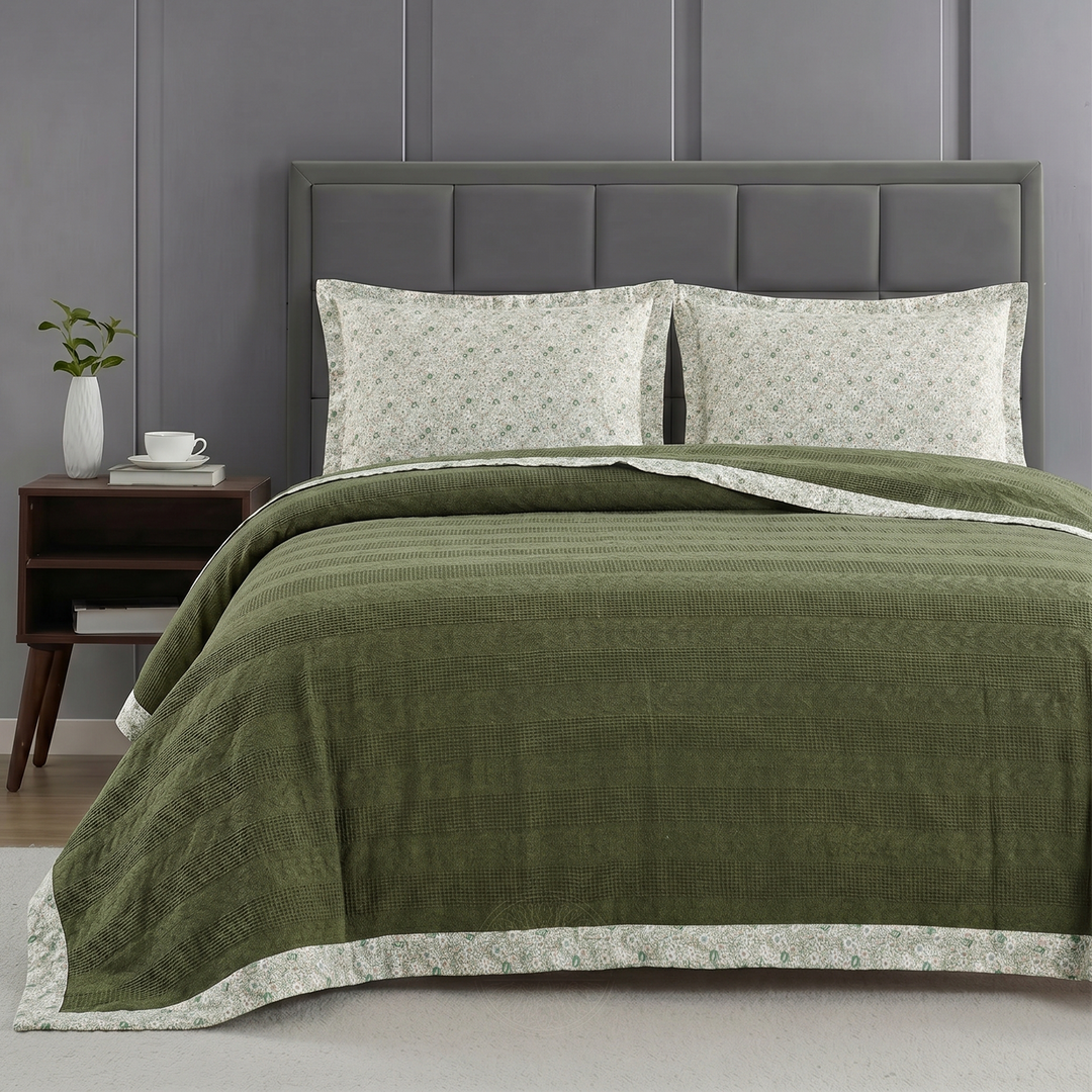Capri cotton coverlet 3 pieces