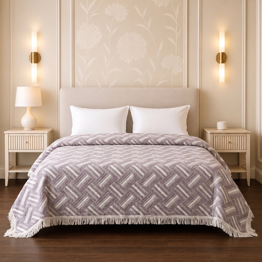 Greena Double-Faced coverlet - 100% EGYPTIAN COTTON