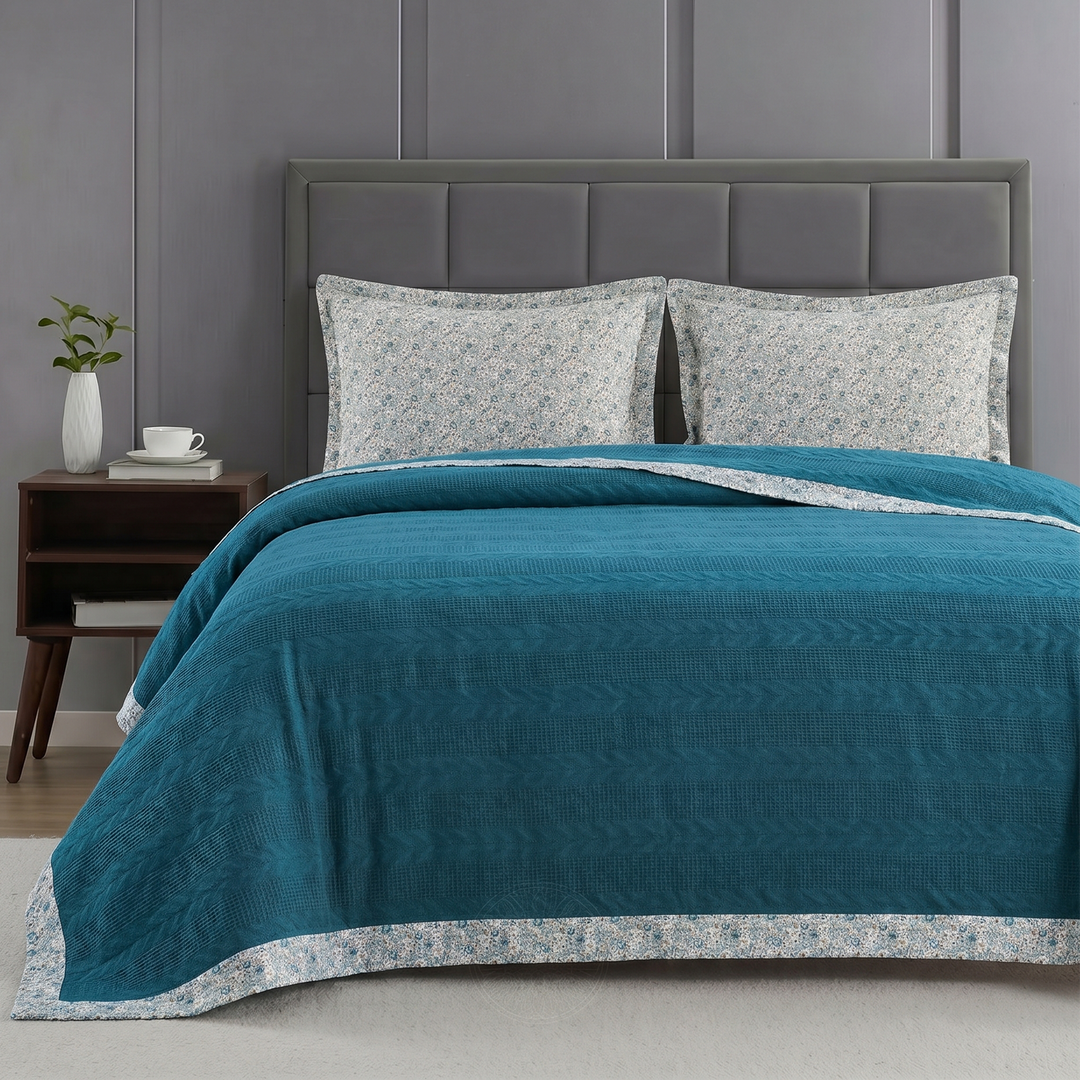 Capri cotton coverlet 3 pieces