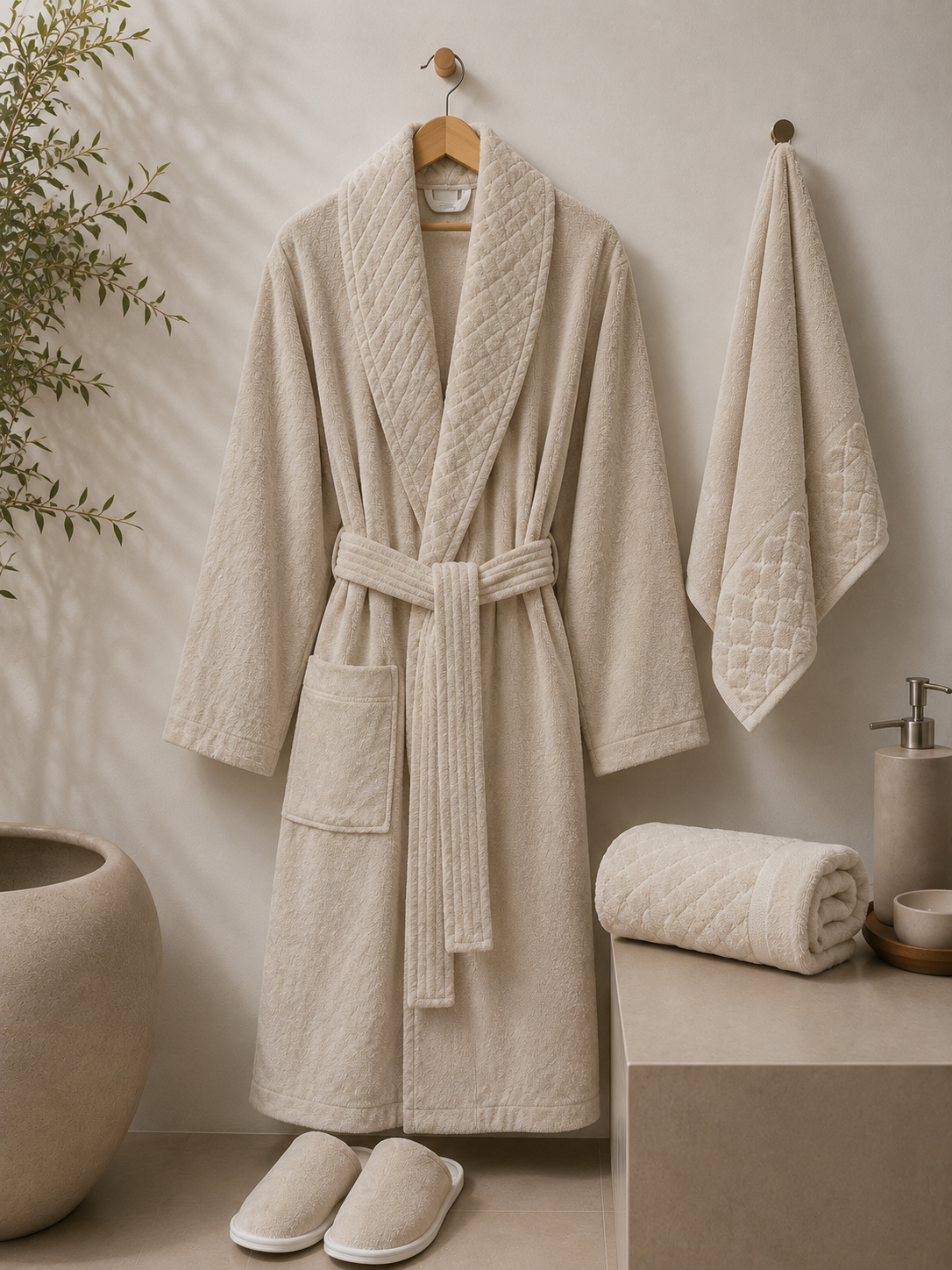 100% single cotton bathrobe ( 5 peices )