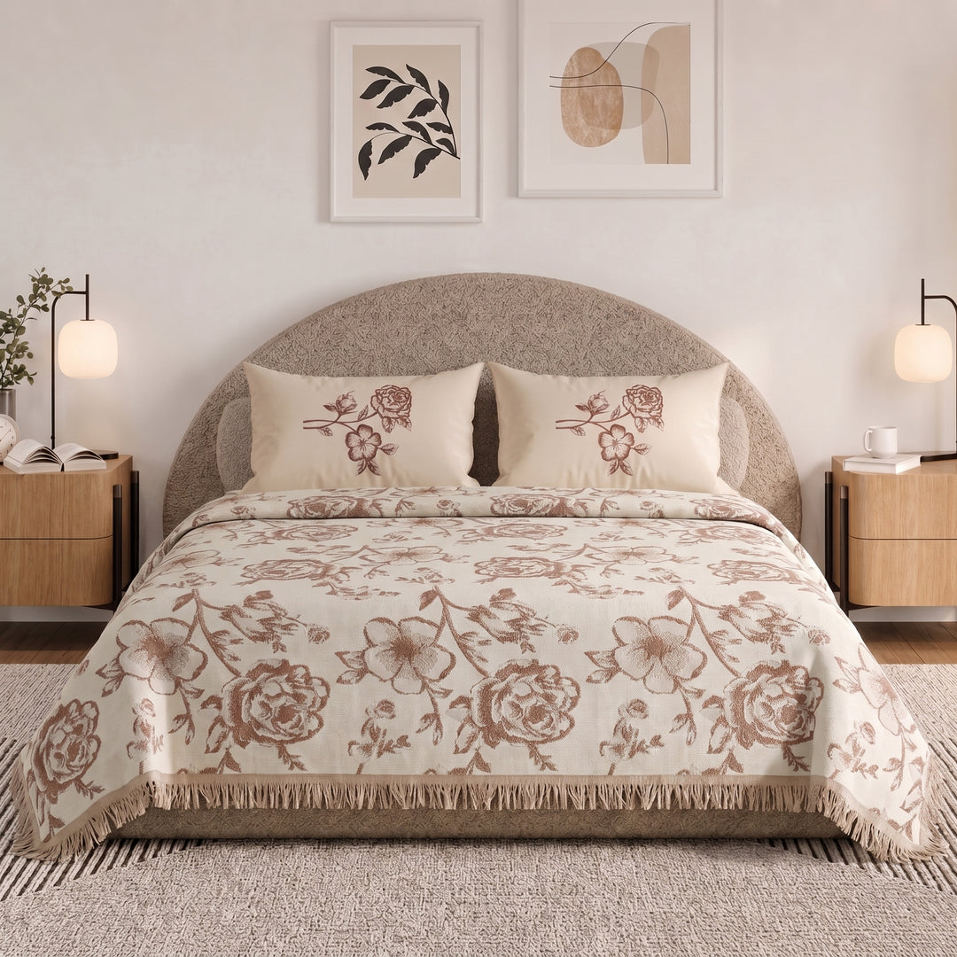 Jory 100% Pure Cotton Bed Cover 3pcs