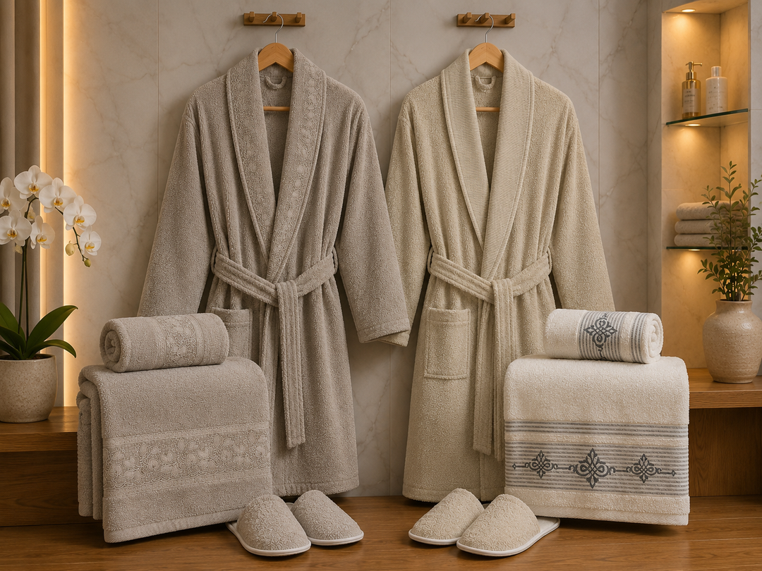 Brinda 100% double cotton bathrobe ( 10 pcs )