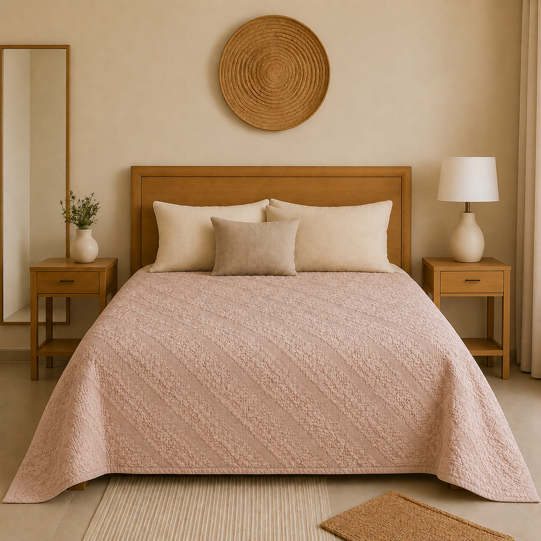 100% cotton coverlet
