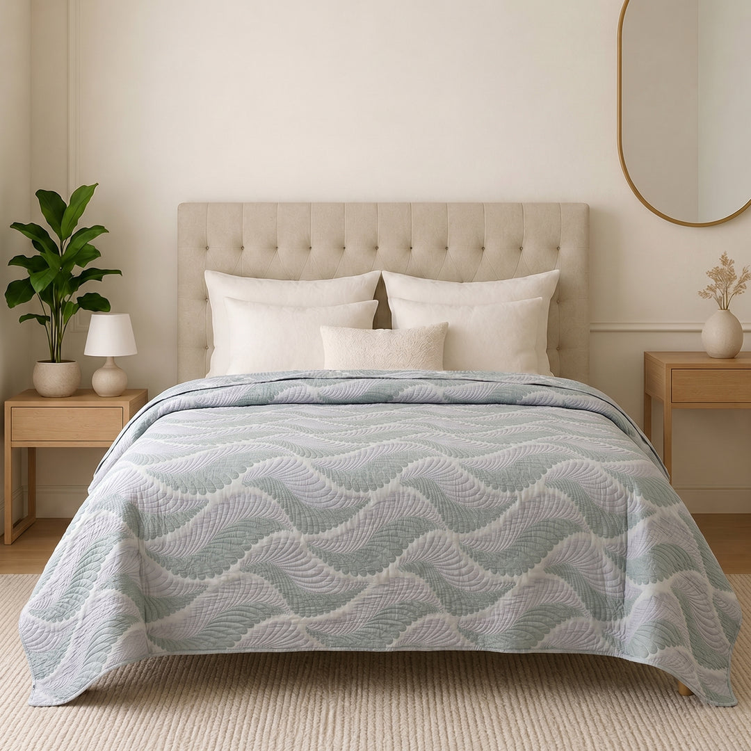 Mixed cotton coverlet
