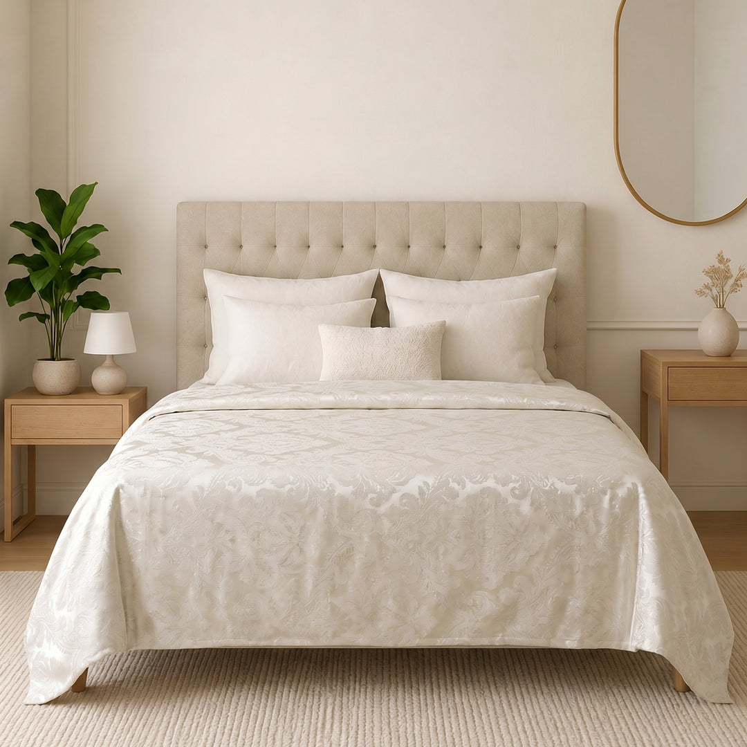 Mixed cotton coverlet
