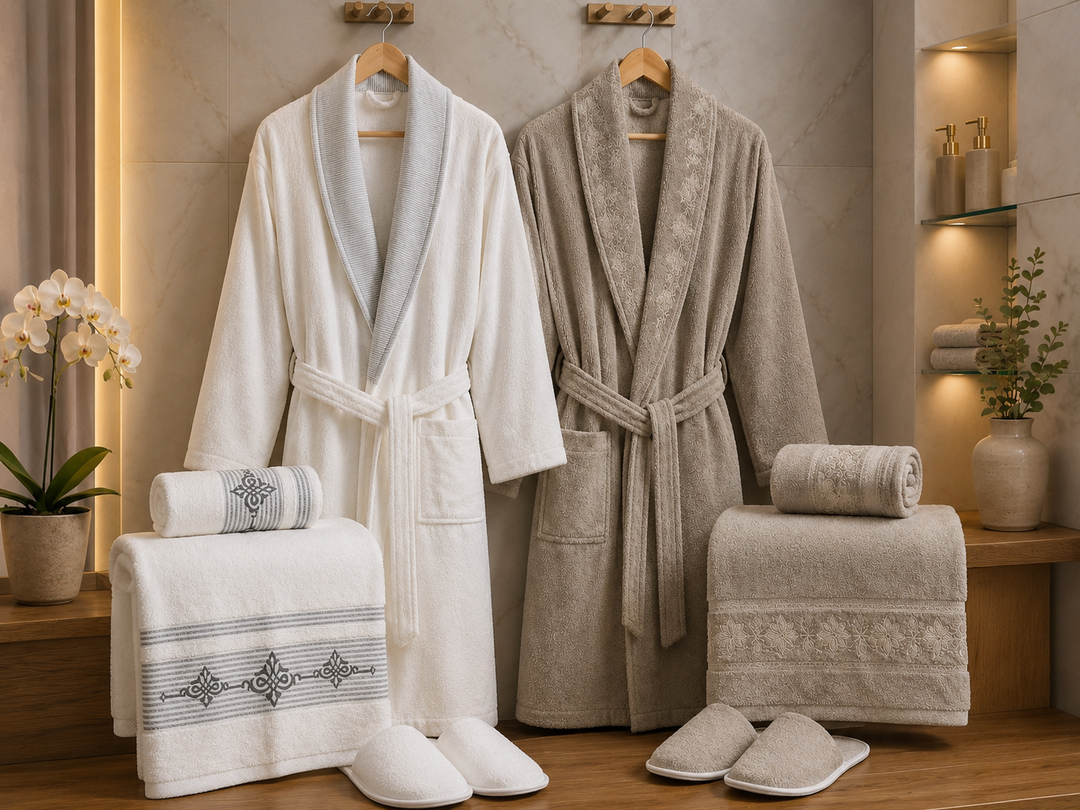 Brinda double 100% cotton bathrobes ( 10 pcs )