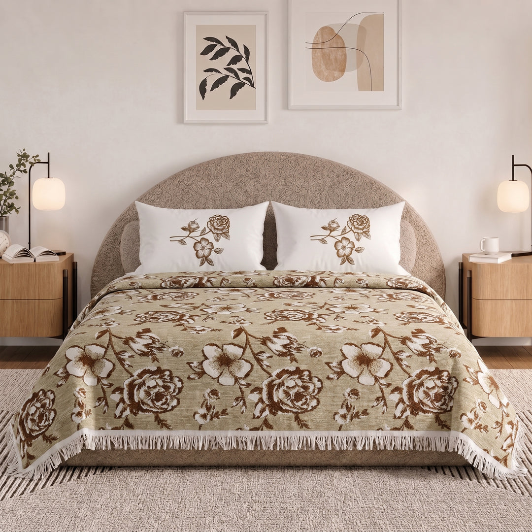 Jory 100% Pure Cotton Bed Cover 3pcs