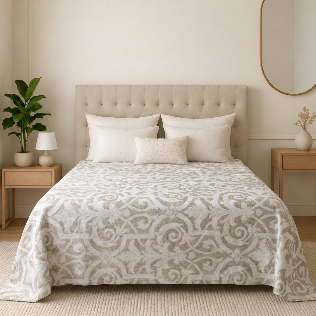 Mixed cotton coverlet