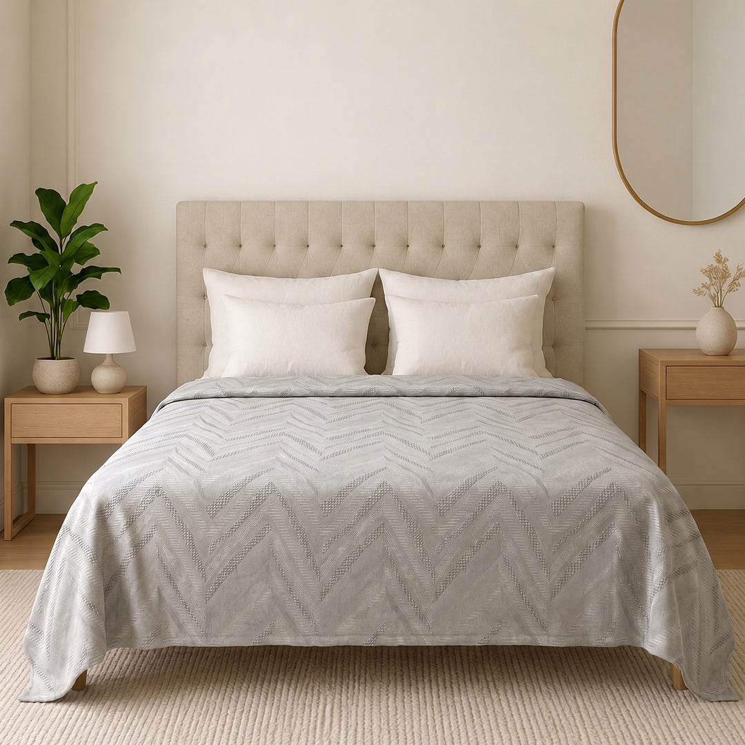 Mixed cotton coverlet