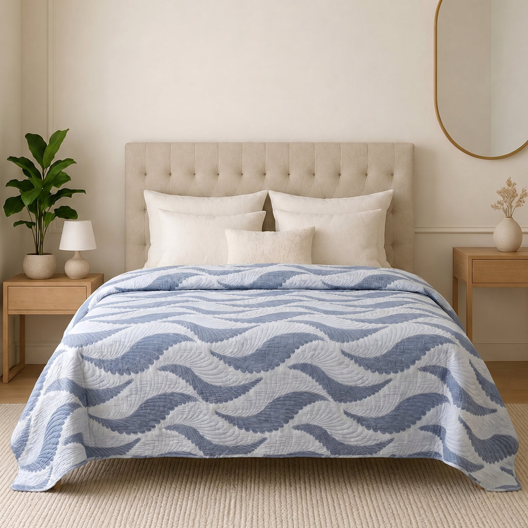 Mixed cotton coverlet
