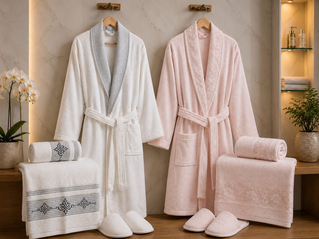 Brinda 100% double cotton bathrobe ( 10 pcs )