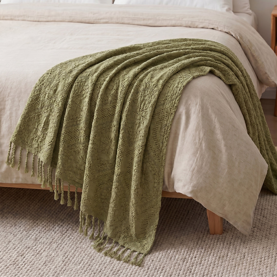 100% Cotton coverlet ( 1 piece )