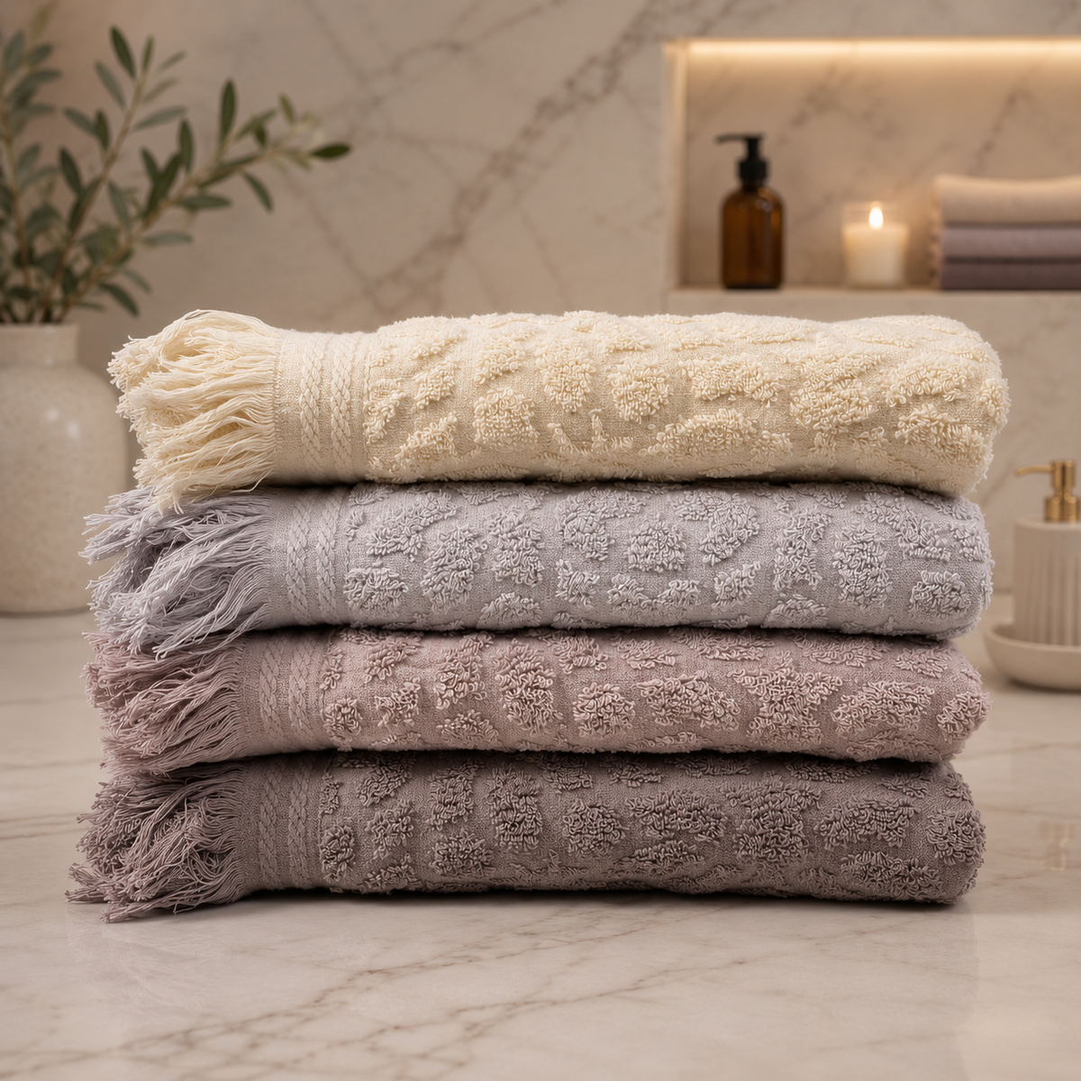 Salamlek 100% cotton 4pcs bundle