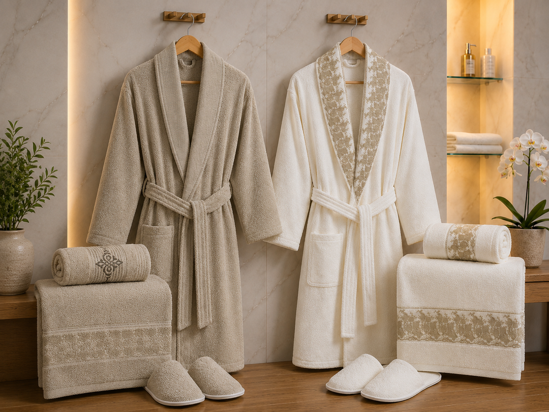 Brinda 100% double cotton bathrobe ( 10 pcs )