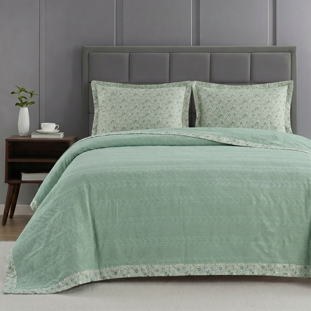 Capri cotton coverlet 3 pieces
