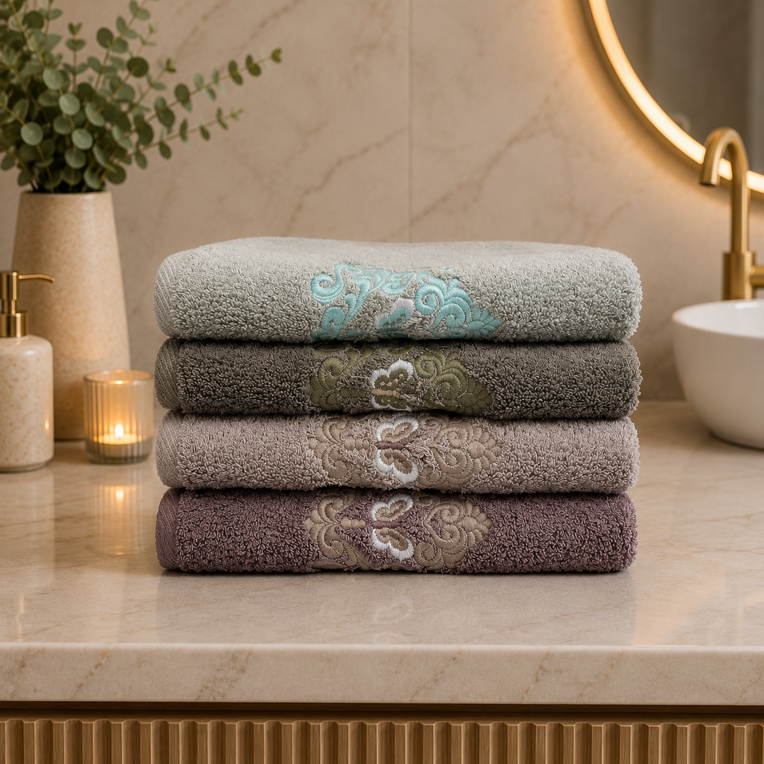 Farasha  100% cotton Bundle Towels ( 4 pieces ) 70*140