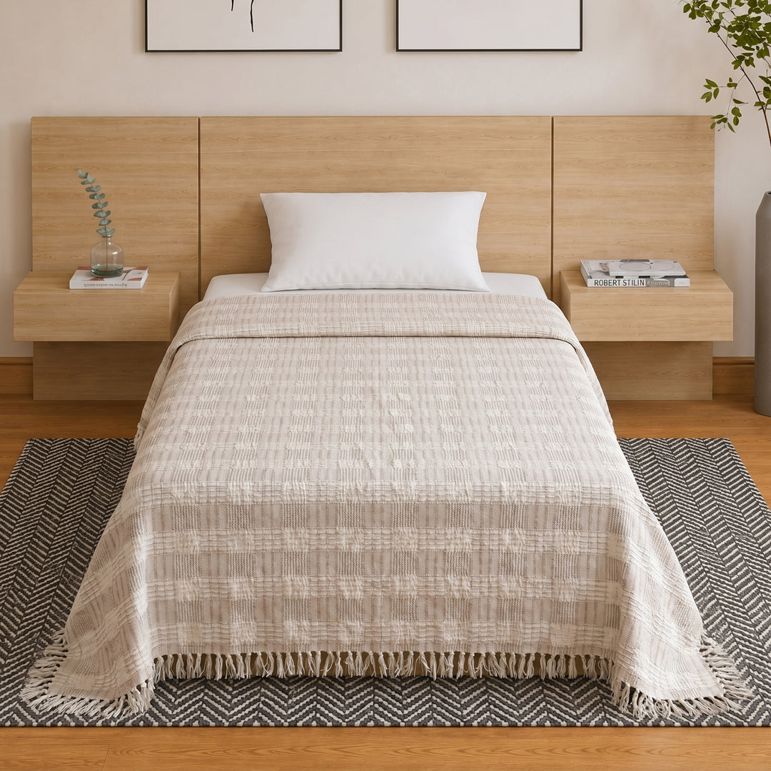 Sabeala 100 % cotton single coverlet
