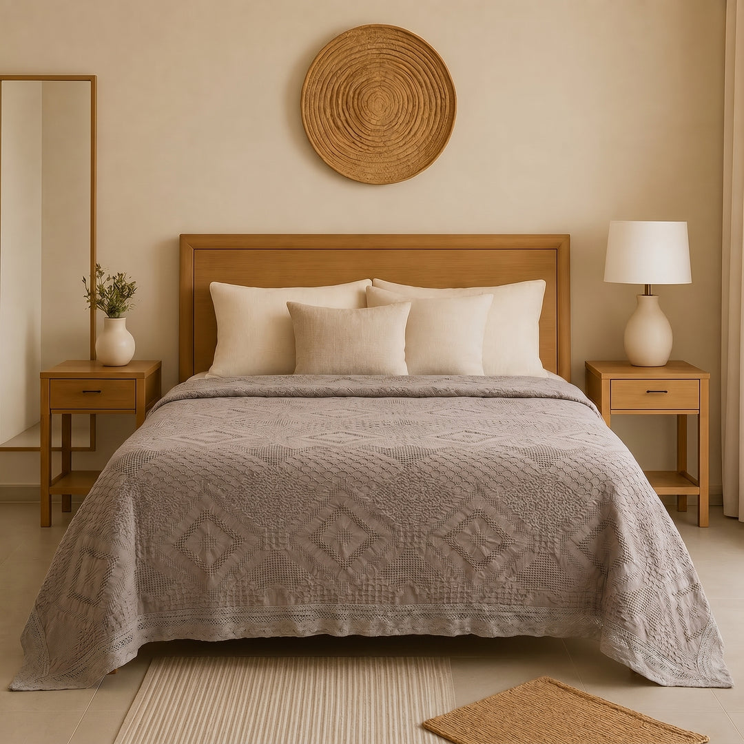 100% cotton coverlet