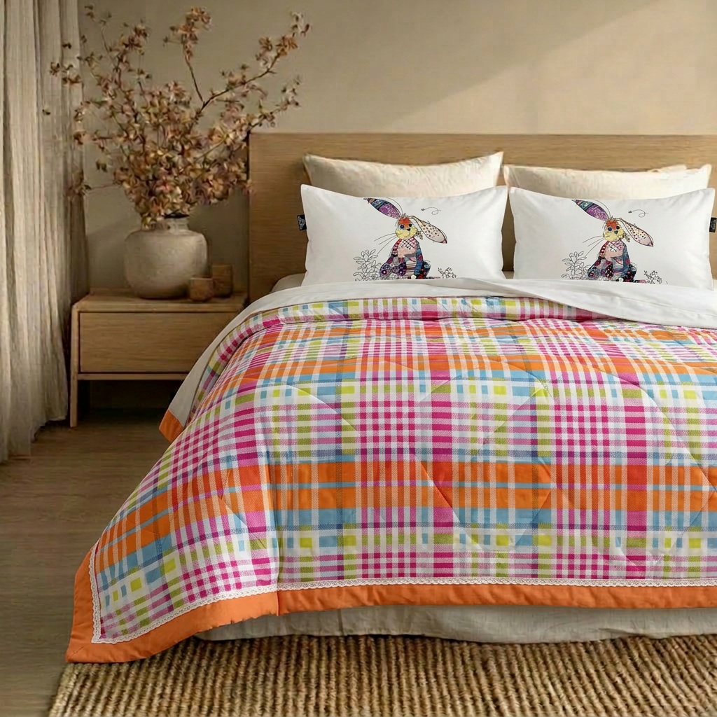 Nesta printed coverlet set (3 pieces )