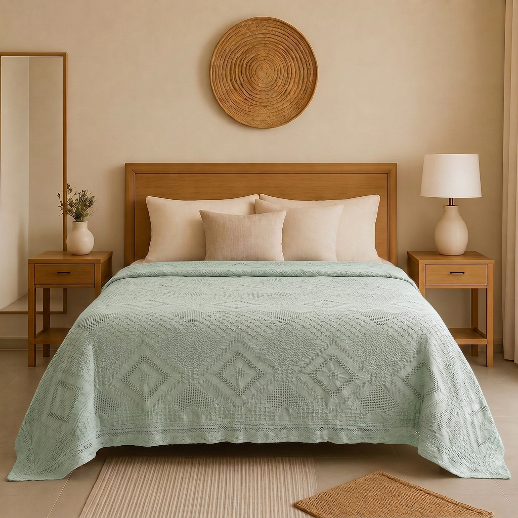 100% Cotton coverlet