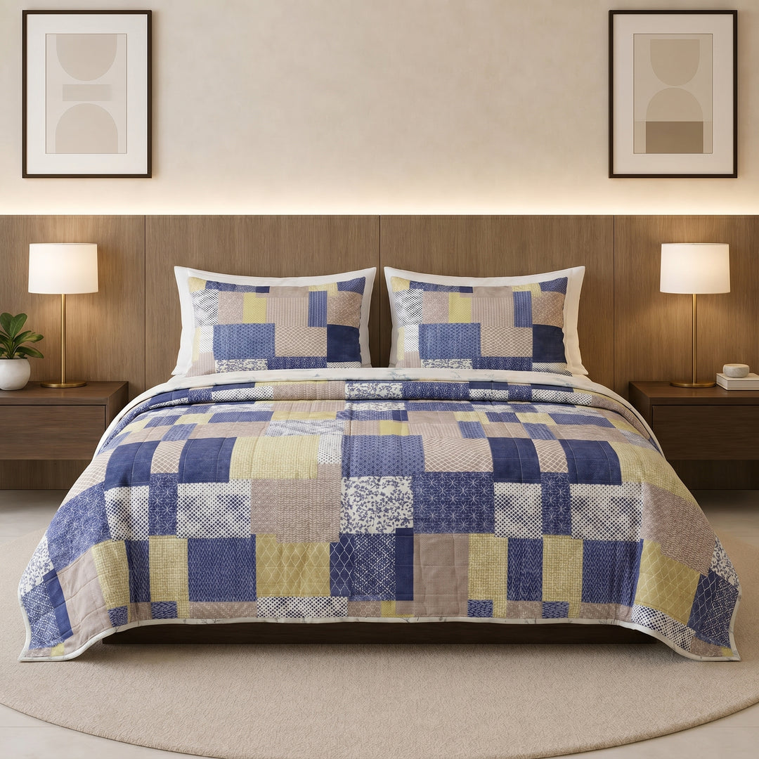 Dilara printed coverlet 3 pieces (summer duvit )