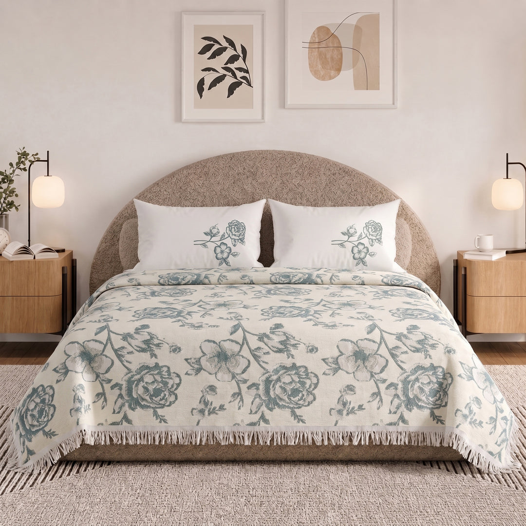 Jory 100% Pure Cotton Bed Cover 3pcs