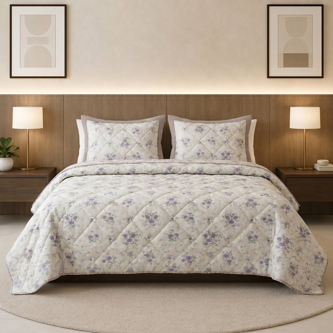 Dilara printed coverlet 3 pieces (summer duvit )