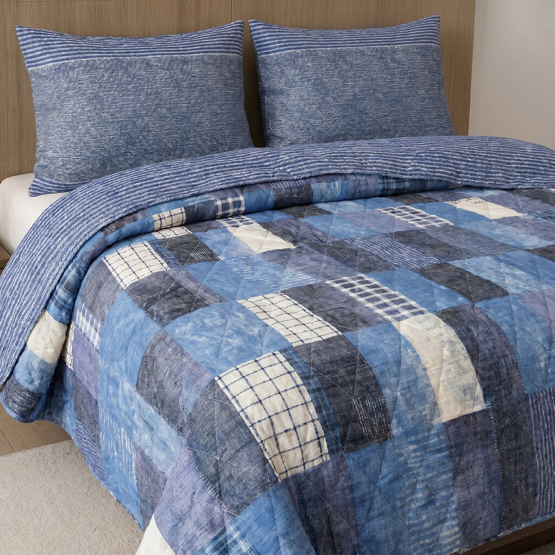 Dilara printed coverlet 3 pieces (summer duvit )
