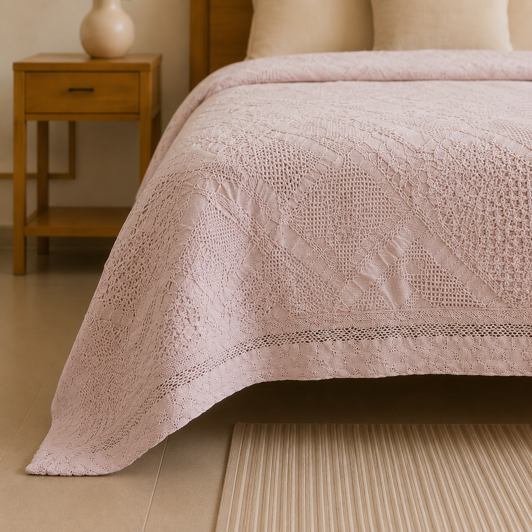 100% cotton coverlet
