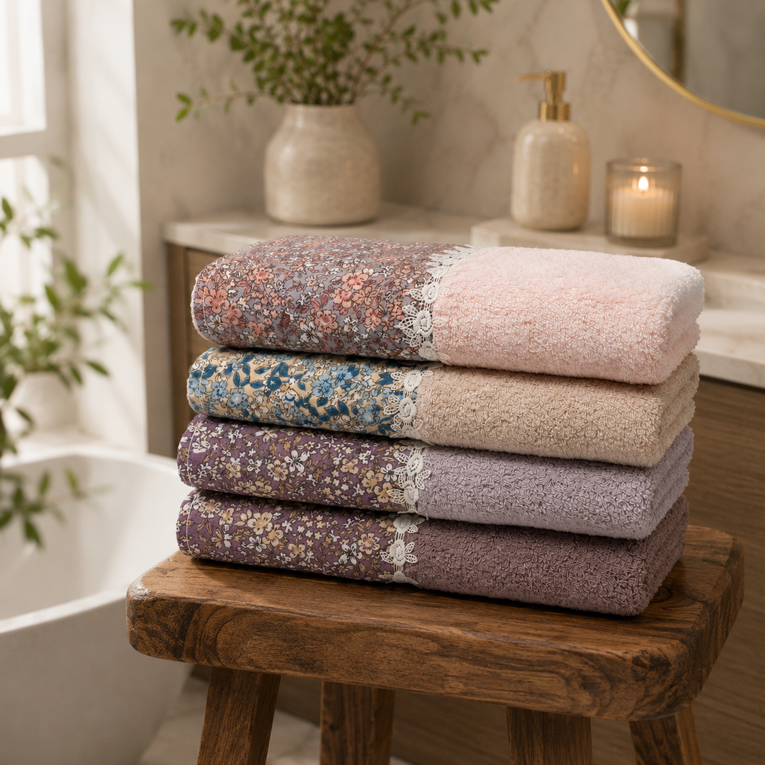 Gameela 100% cotton Bundle Towels ( 4 pieces ) 70*140