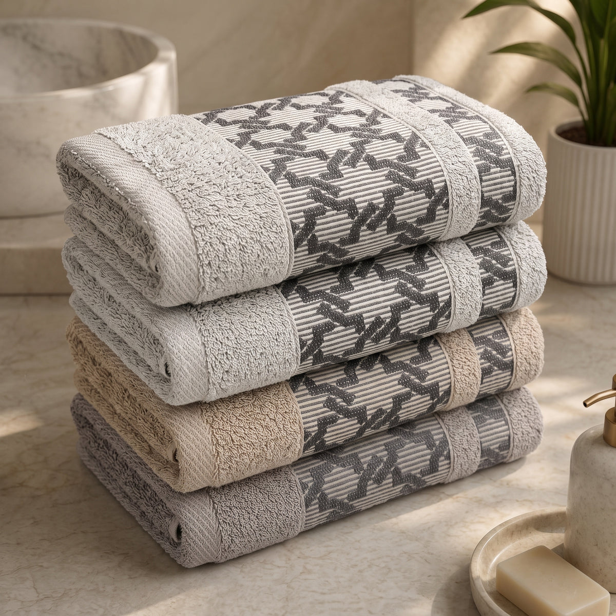 Marsilia 2 100% cotton 4pcs bundle