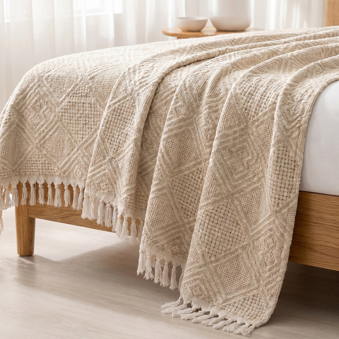 100% Pure Cotton Bed Cover