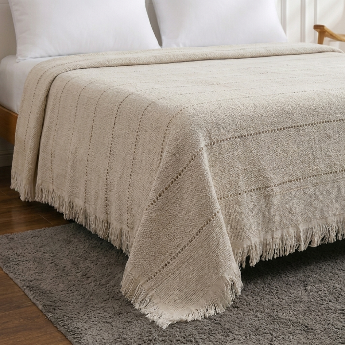 Angela 100% pure cotton coverlet