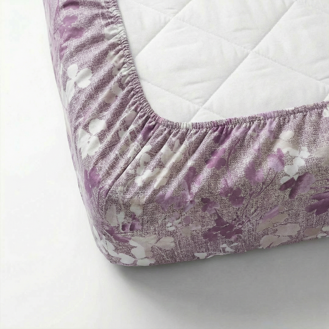 Dahab fitted printed bed sheet 4 pieces (120*200)