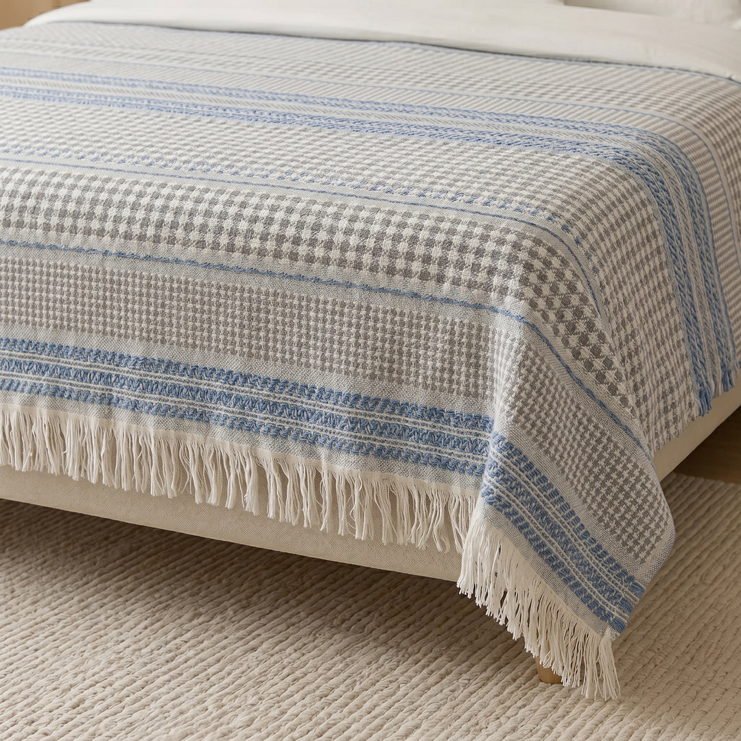 Mixed cotton coverlet