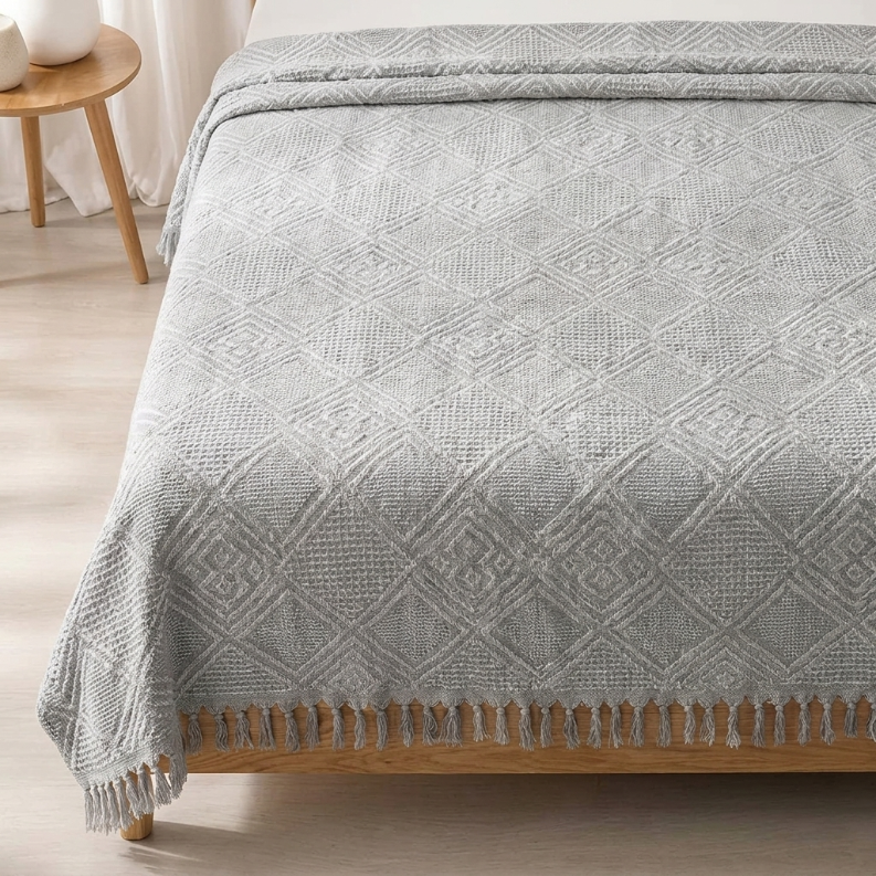 100% Pure Cotton Bed Cover