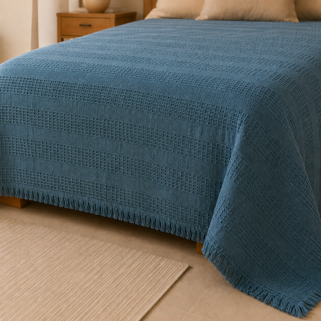 Reya 100% cotton coverlet