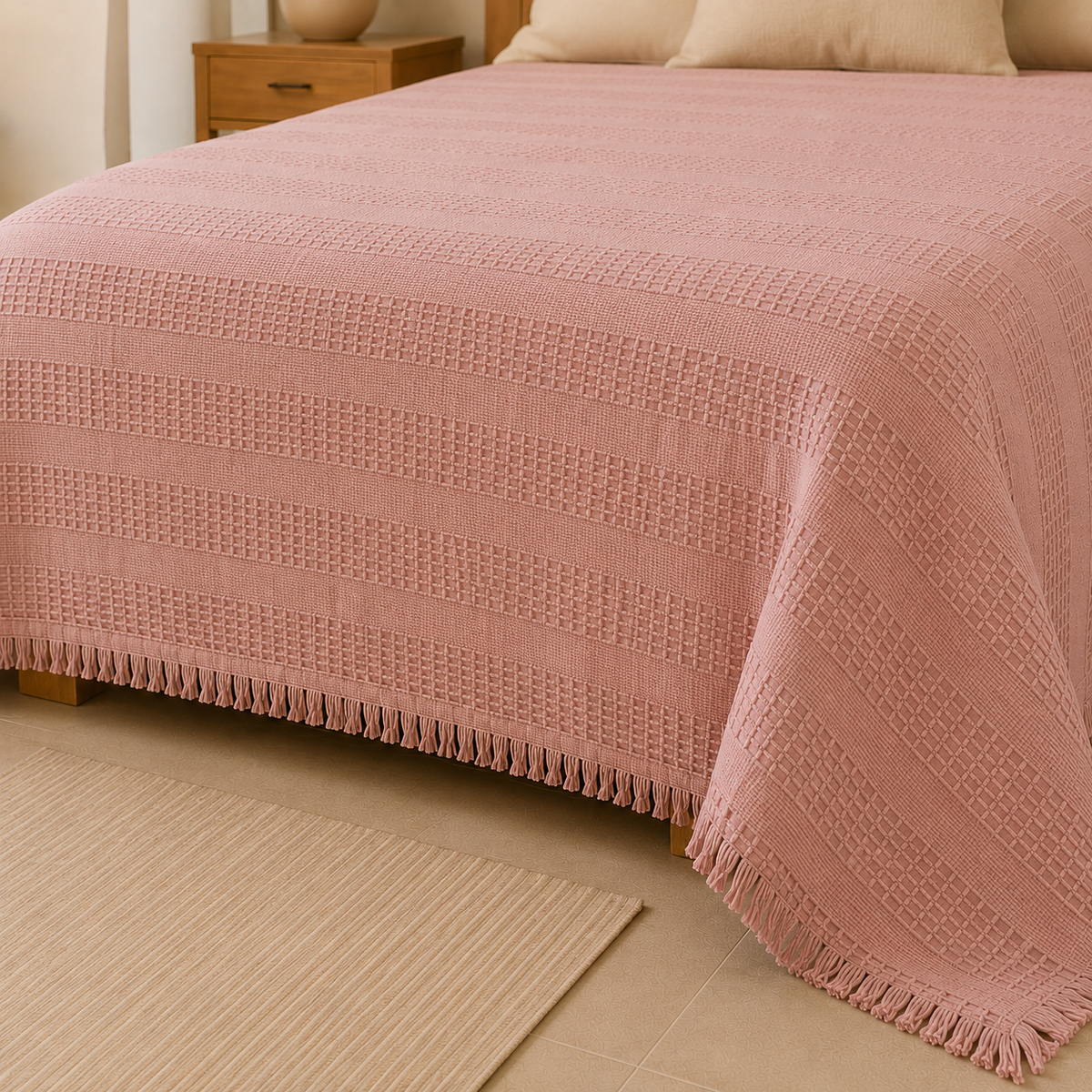 Reya 100% cotton coverlet