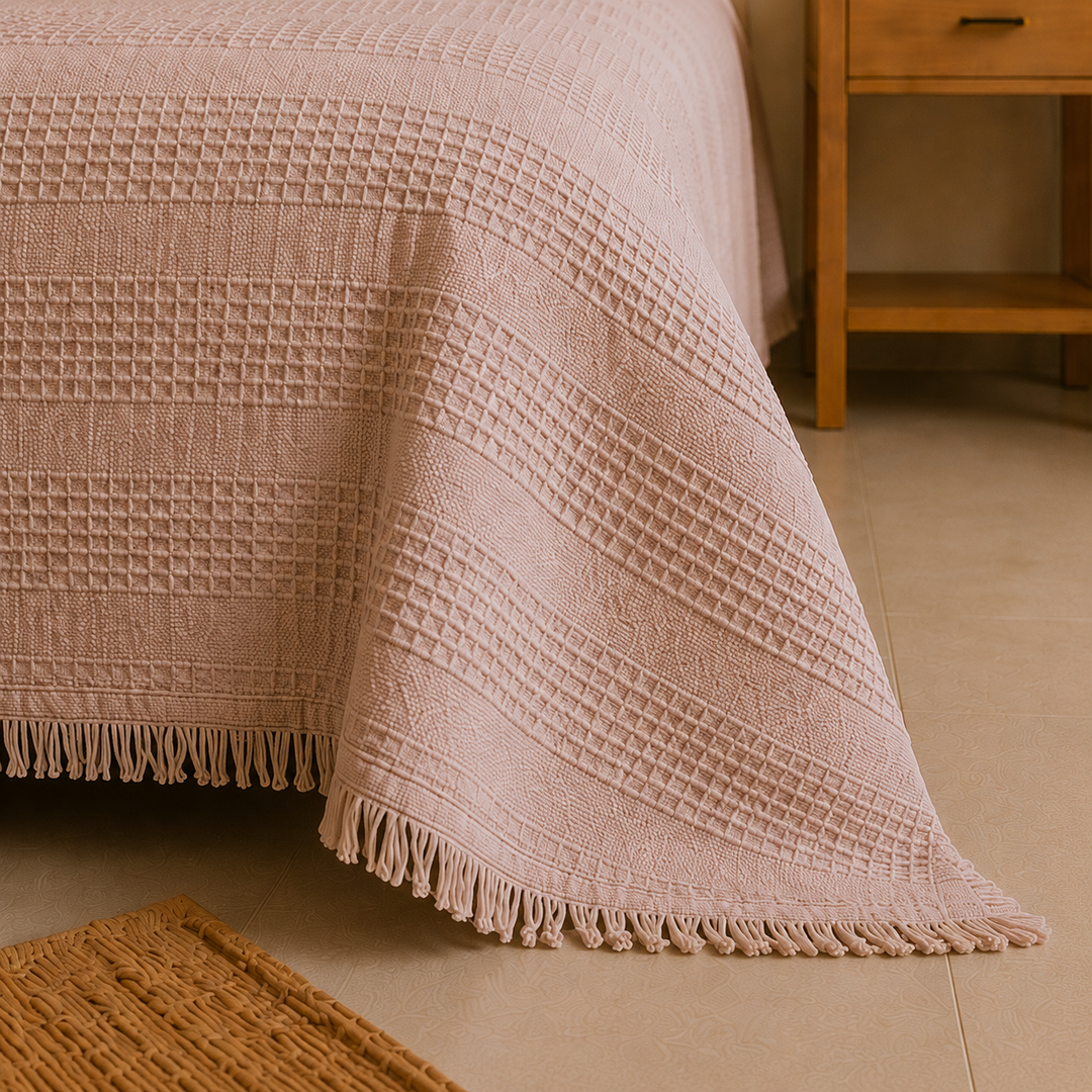 Reya 100% cotton coverlet