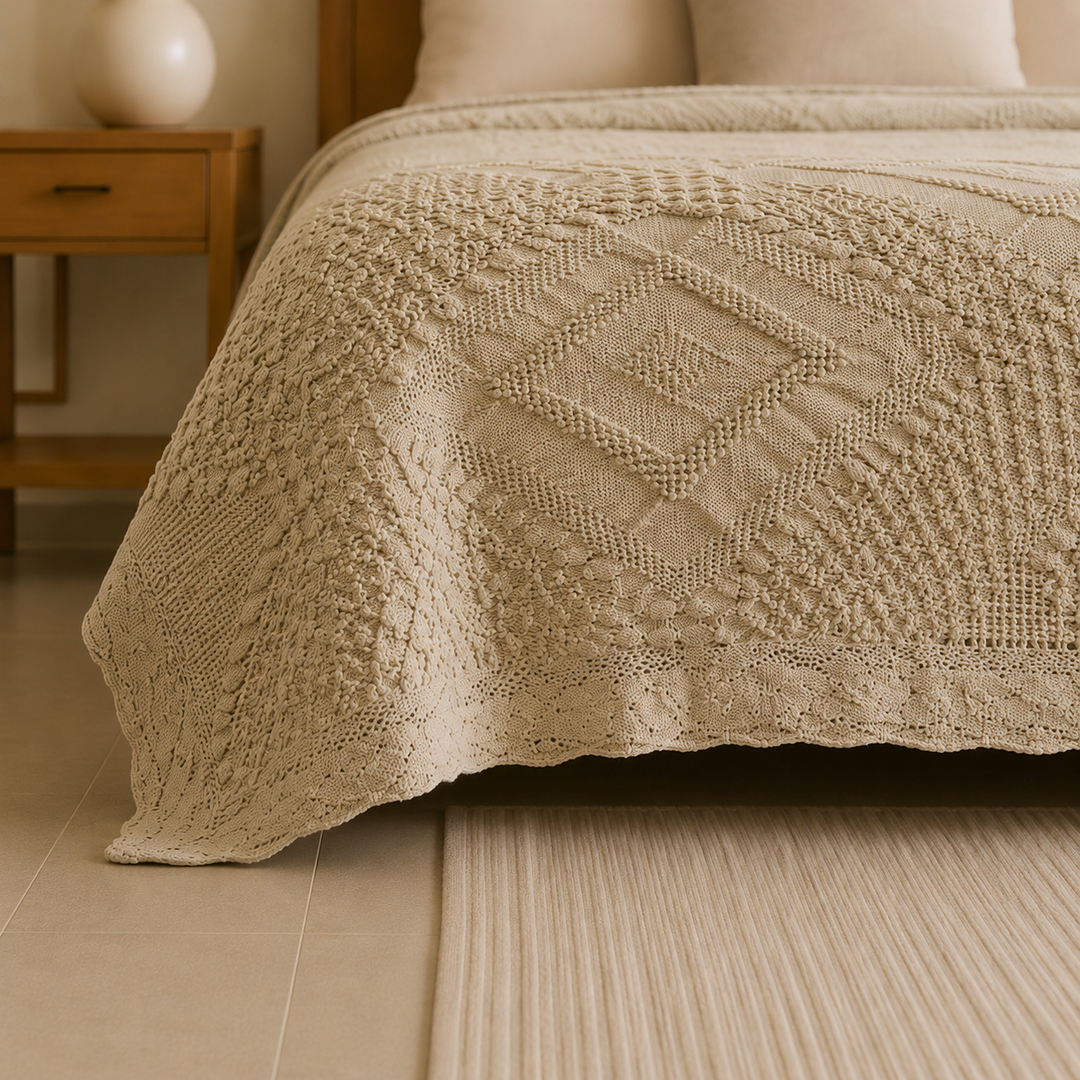 100% COTTON Coverlet