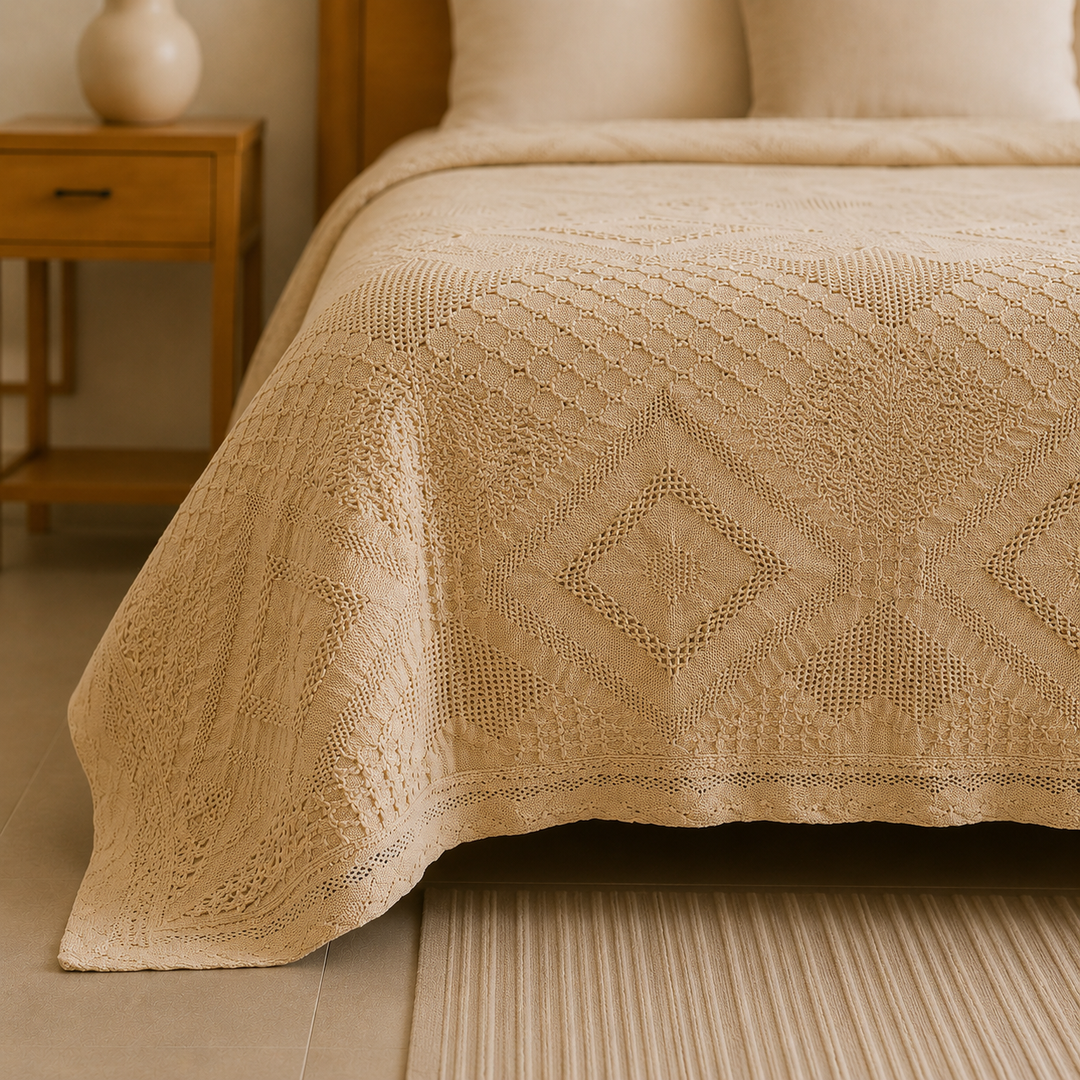 100% cotton coverlet