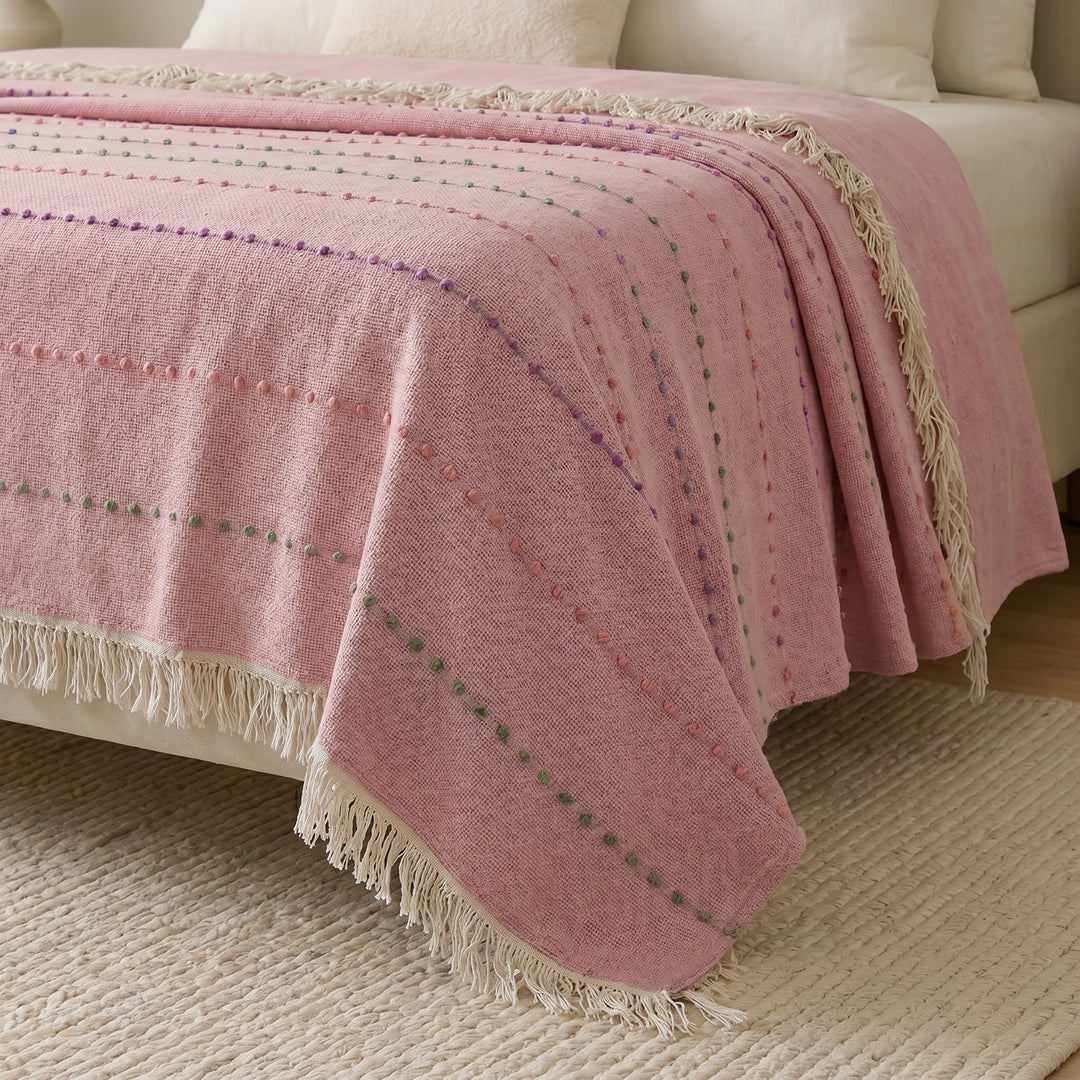 Mixed cotton coverlet