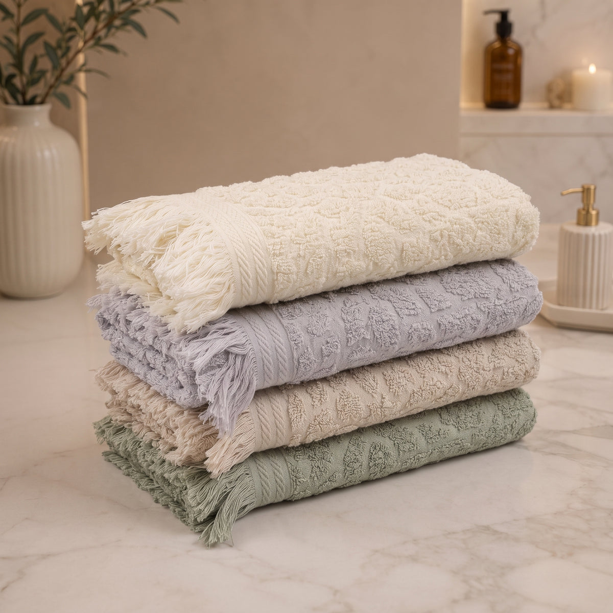 Salamlek 100% cotton 4pcs bundle
