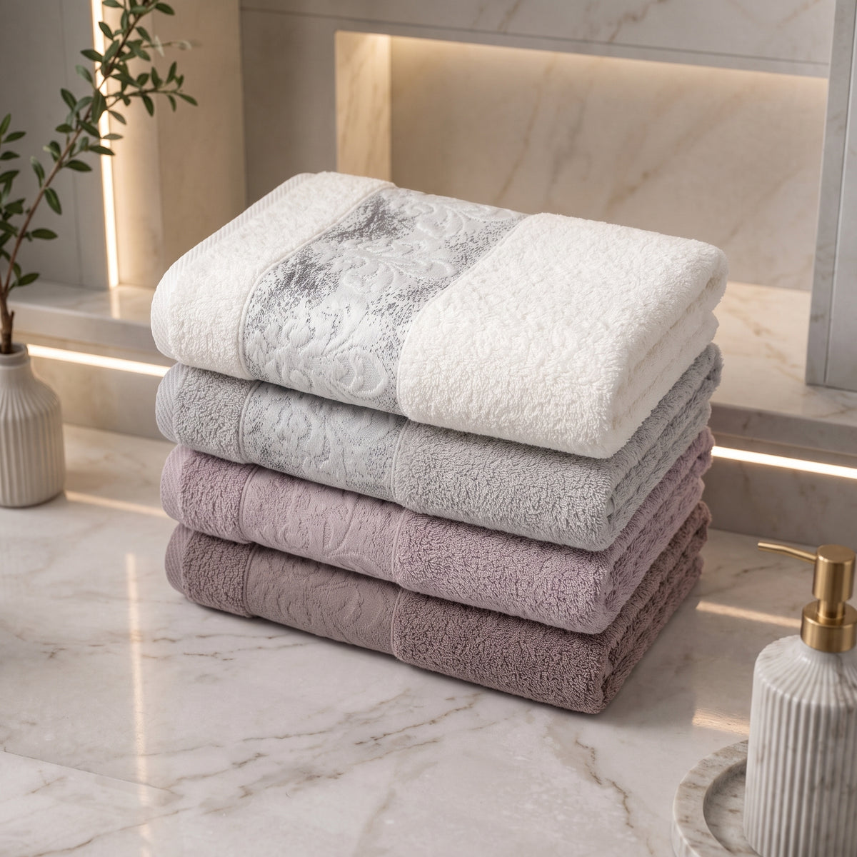 Marsilia 1 100% cotton 4pcs bundle