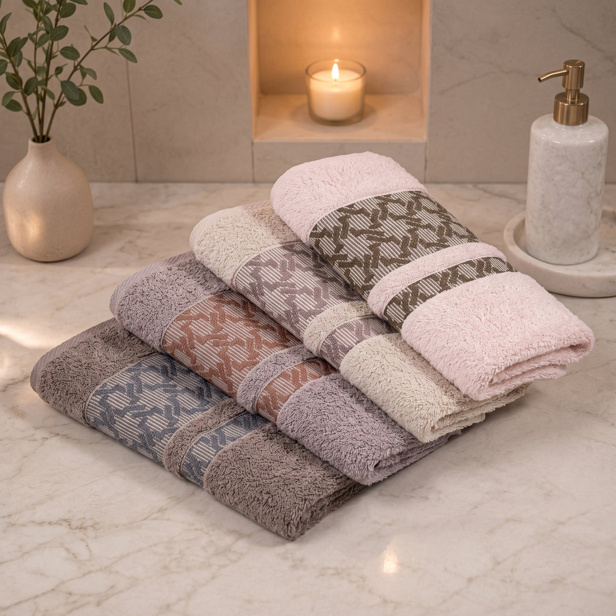 Marsilia 2 100% cotton 4pcs bundle