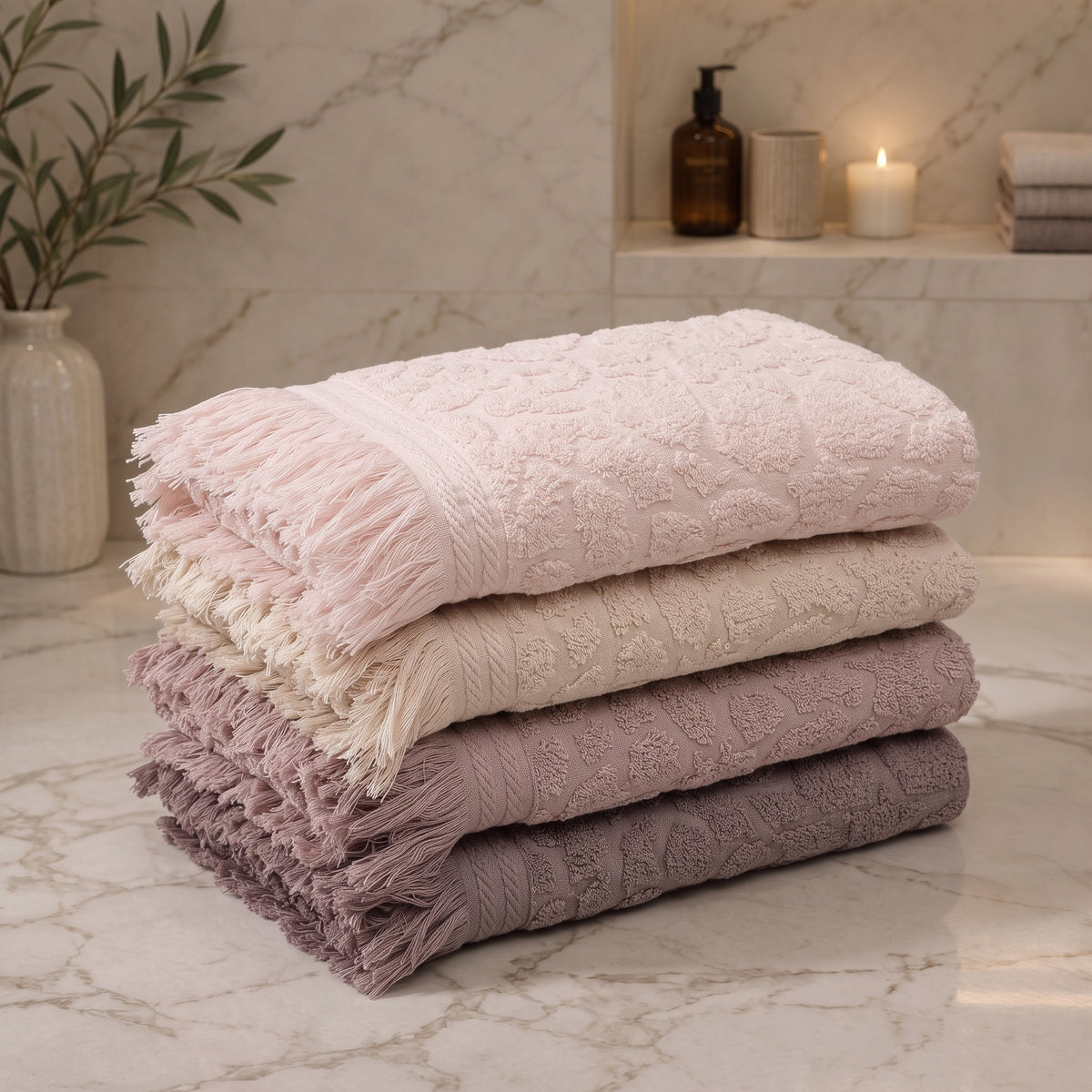 Salamlek 100% cotton 4pcs bundle